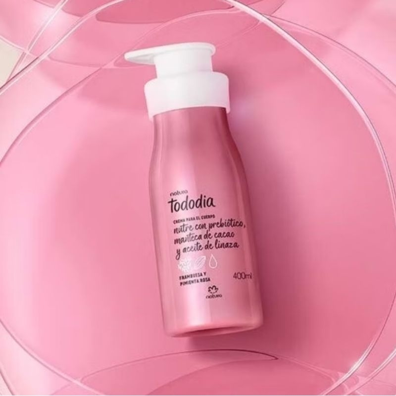 Hidratante Corporal Tododia Framboesa e Pimenta Rosa 400ml | Shopee Brasil