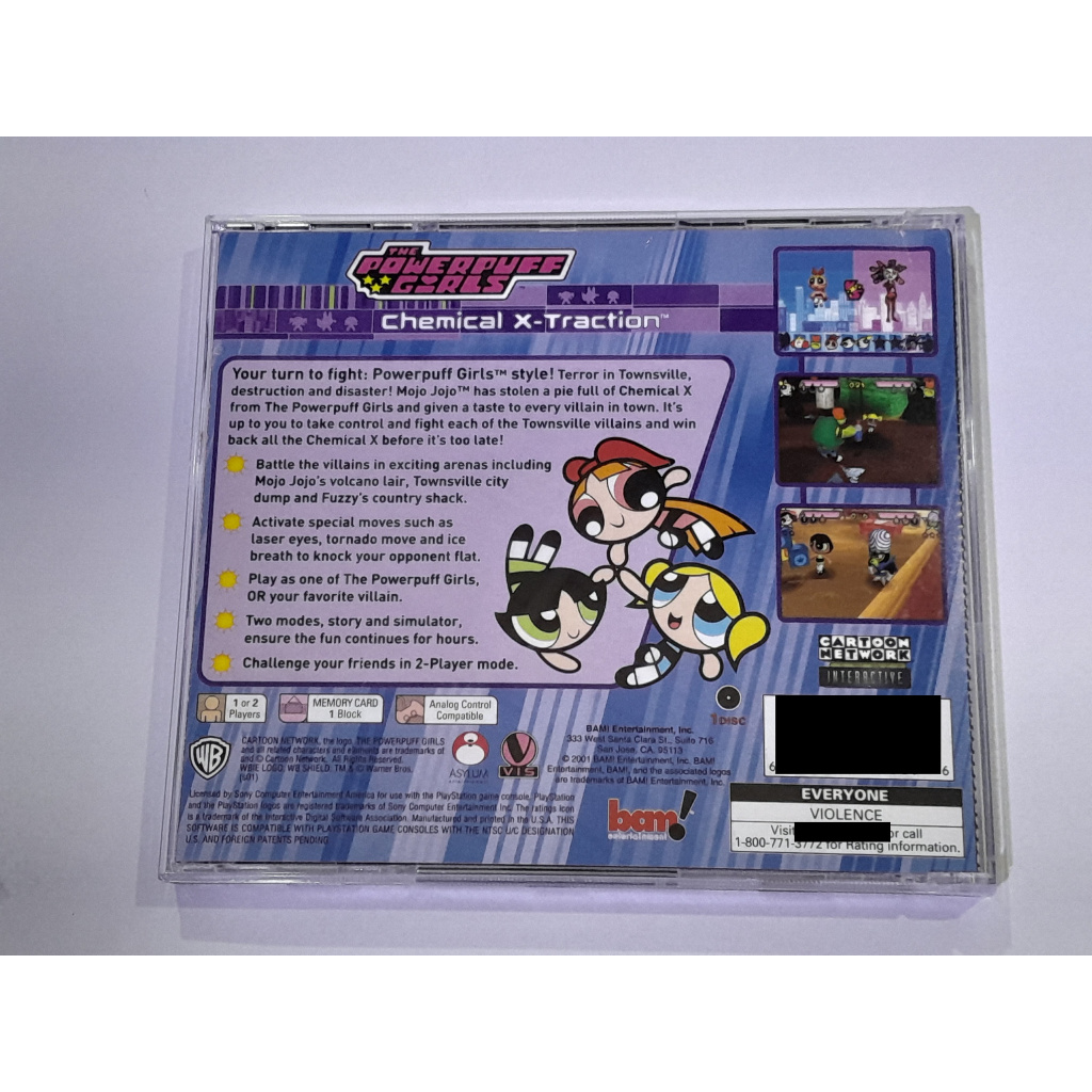 楽天市場】【中古】北米版 PowerPuff Girls Chemical X-Traction