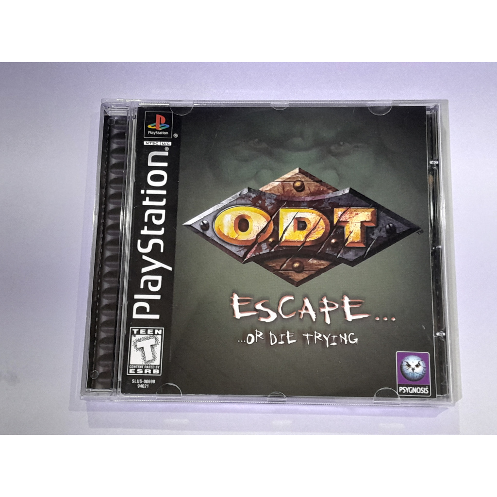 Odt Escape Or Die Trying P Playstation 1 Ps1 Original Completo