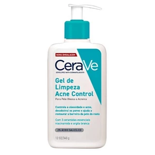 CeraVe Acne Control - Gel de Limpeza Facial 340g