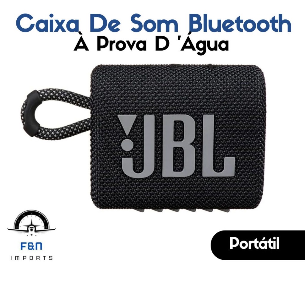 Caixa De Som Bluetooth Portátil À Prova D 'Água Com Bateria Mini Alto Falante
