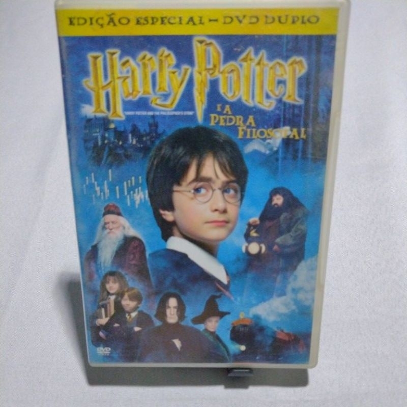 DVD FILME HARRY POTTER E A PEDRA FILOSOFAL USADO DUBLADO ORIGINAL 6 ...