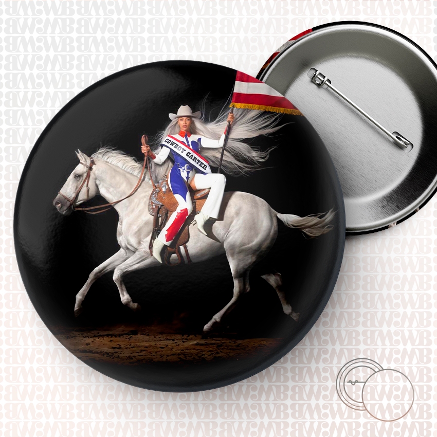 Button Beyoncé - Cowboy Carter | Shopee Brasil