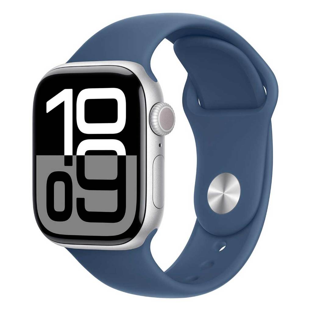 Apple Watch Series 10 GPS • Opção com 42mm e 46mm – Pulseira em silicone