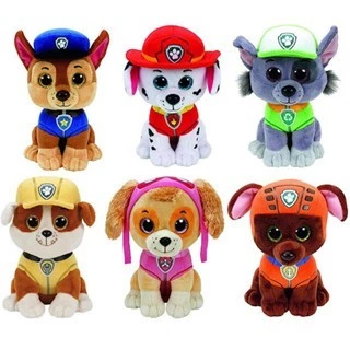 Pelúcia Patrulha Canina Flexível Decorado Animação Total 20cm