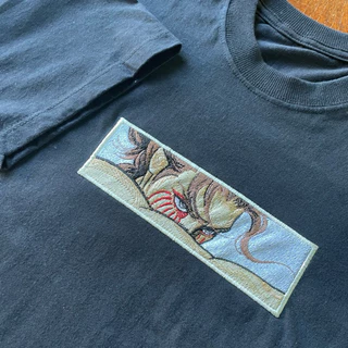 Camiseta Bordado Eren Anjo Caido Anime Attack On Titan 100% Algodão