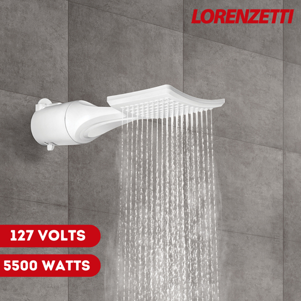 Lorenzetti Ducha Multitemperaturas Loren Shower Ultra 127v 5500w Branco Elétrico