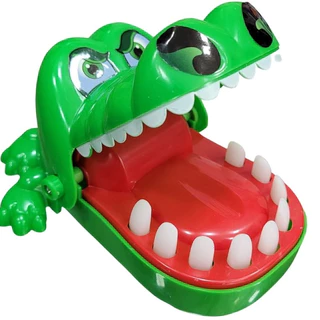 Brinquedo Crocodilo Engraçado Boca Jogo Dentista Mordida Dedo Jacaré Roleta Jogo Brinquedo Diversao em Oferta na Shopee