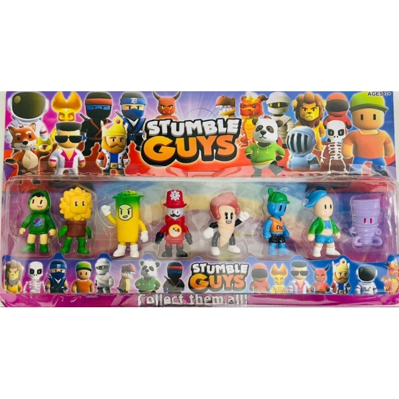KIT COLEÇÃO STUMBLE GUYS COM 8 BONECOS | Shopee Brasil