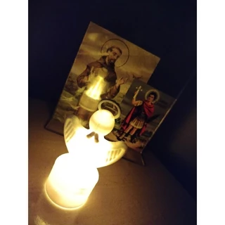 Anjo iluminado decoração iluminada
