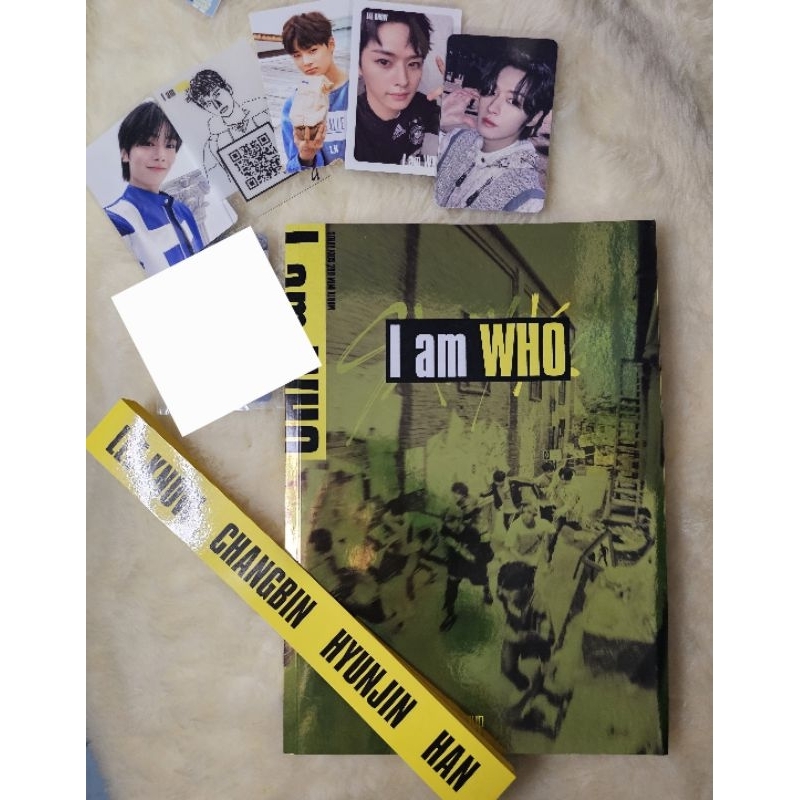 stray kids set álbum I am who versão who com inclusão, + pobs 5star Lee know e I.n