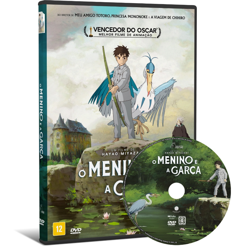 DVD O Menino e a Garça (2023)