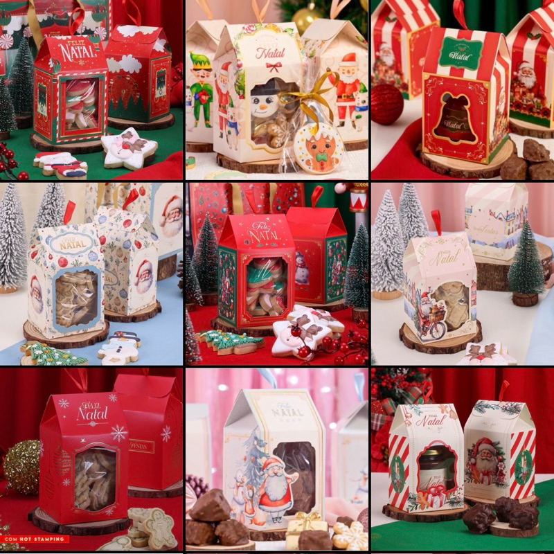 10~40 Embalagem Casinha Lembrancinha Natal (Jango Natal 2024)