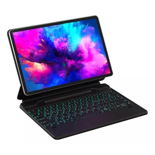 Teclado Mágico Para Samsung Galaxy Tab S7 FE S7+ S8+ S9+ Fe 11/12.4 polegadas Teclado Mágico+Trackpad