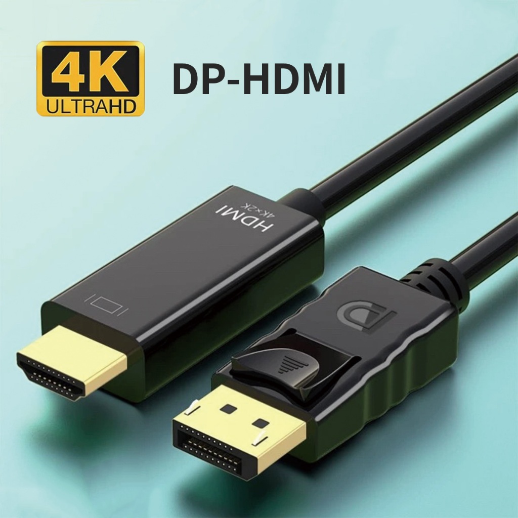 Cabo Displayport Hdmi Adaptador Dp Conversor Macho Hd 1.8m