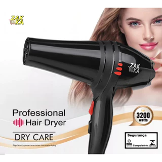 Secador De Cabelos Profissional 1600w e 2200w Estilo 110v 220VPreto-K6