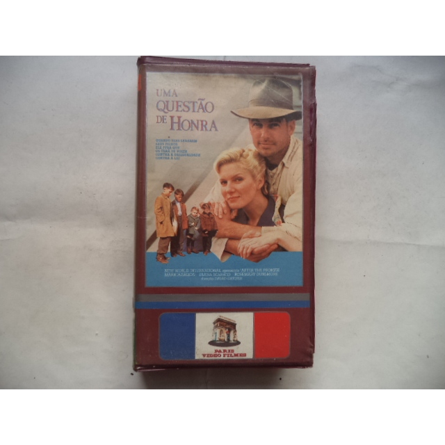 Fita Vhs Uma Questao de Honra Original Legendado Norma Rae Mark Hermon ...