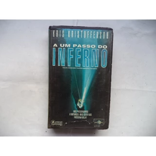 Fita Vhs A Um Passo do Inferno Original Legendado Kris Kristofferson aventura