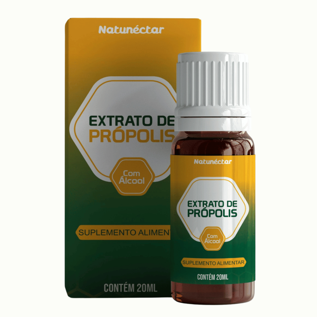 Extrato de própolis Concentração 30% com Álcool 20 ML - Natunéctar ...
