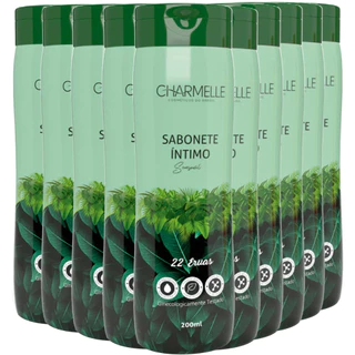 KIT 10 Sabonete Íntimo Sensual 22 Ervas Charmelle Cosméticos
