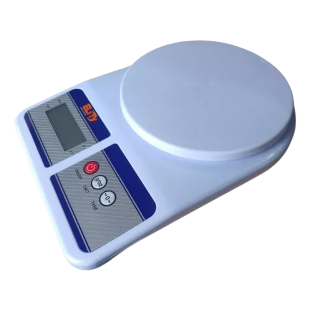 Balança Eletrônica Branca Digital Elity Pesa De 1gr A 10kg | Shopee Brasil