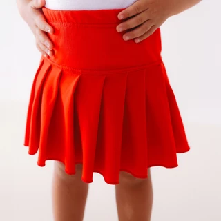 Short Saia com Pregas Uniforme Infantil e Dia a Dia