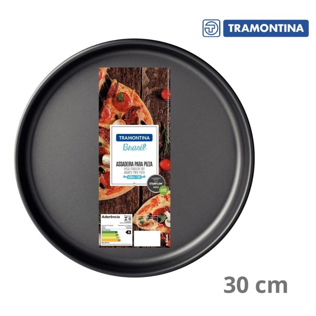 Assadeira de Pizza Redonda Alumínio 30cm - Tramontina