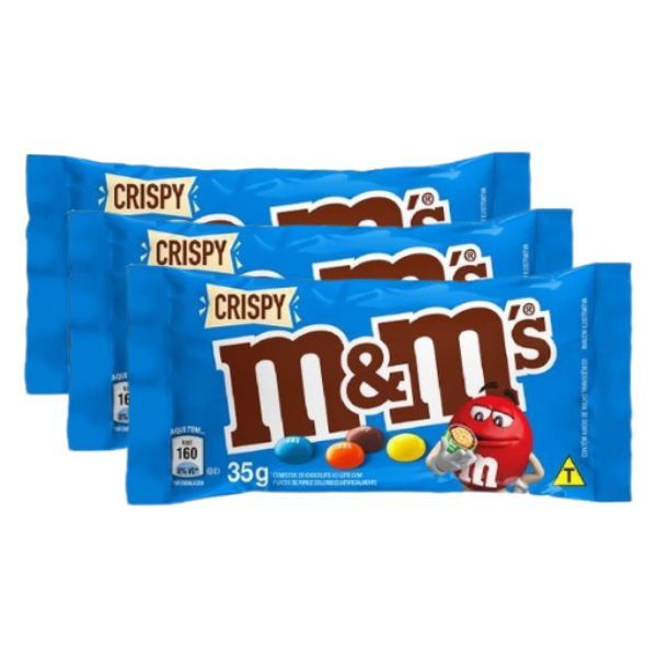Kit 3 M&M's Confeito de Chocolate Mars MM M&M | Shopee Brasil