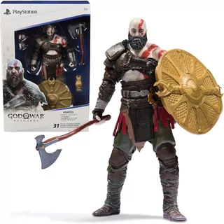 Boneco God Of War com Acessórios: Kratos