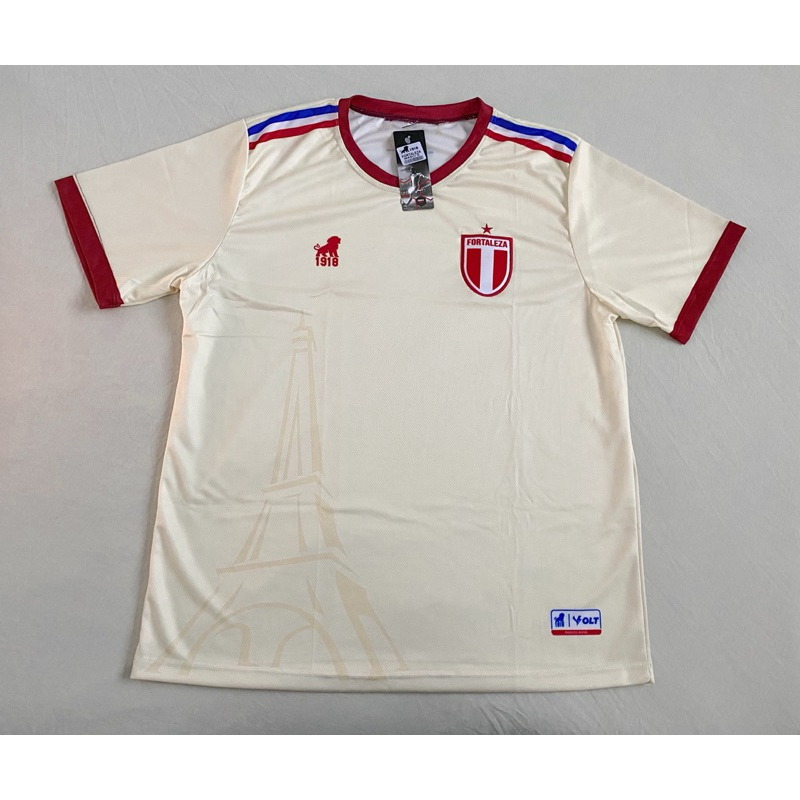 Camisa Camiseta de Time Fortaleza Eiffel 2 Futebol Masculino Adulto