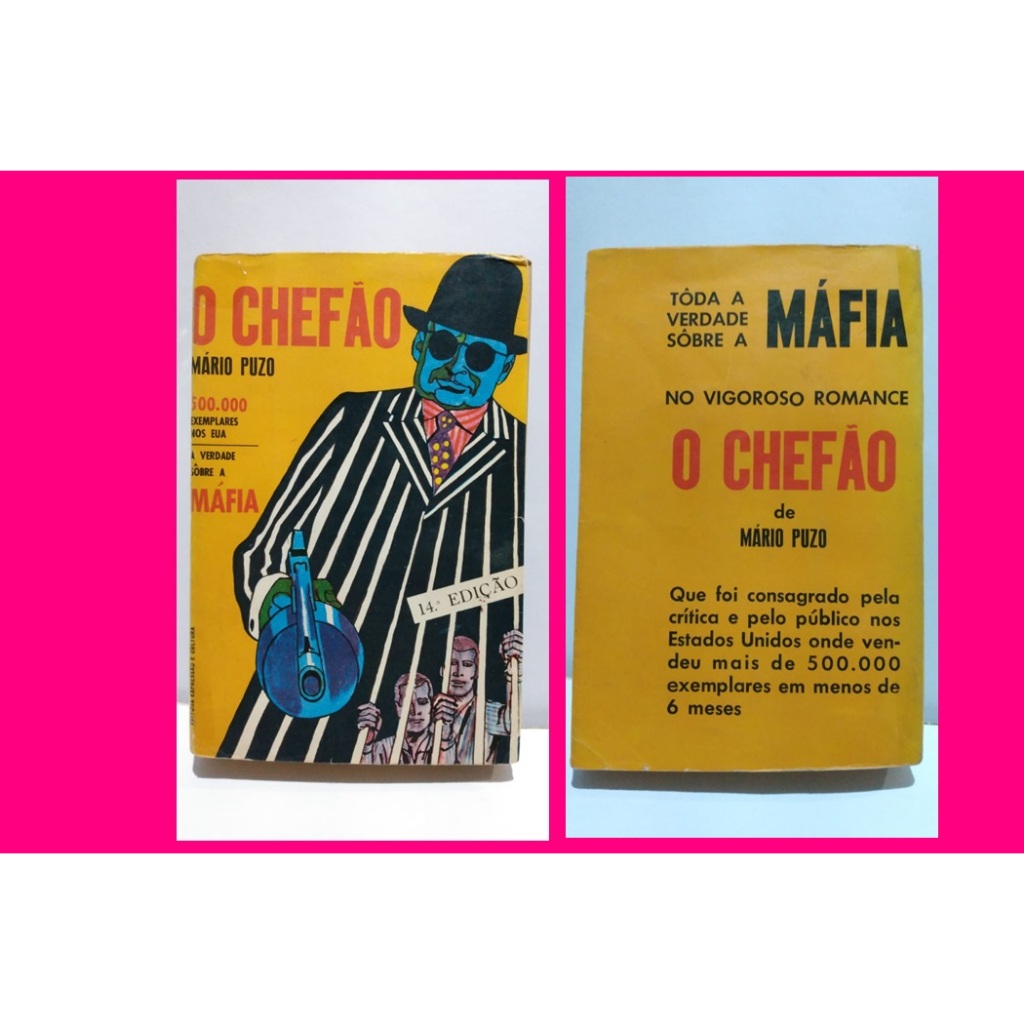 Livro O chefão Mário Puzo Máfia O poderoso chefão | Shopee Brasil