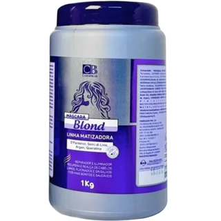Máscara Matizadora Blond Cbb Cosméticos Loiros Platinados