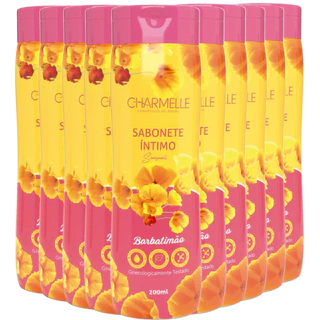 KIT 10 Sabonete Íntimo Sensual Barbatimão Charmelle Frescor Diário