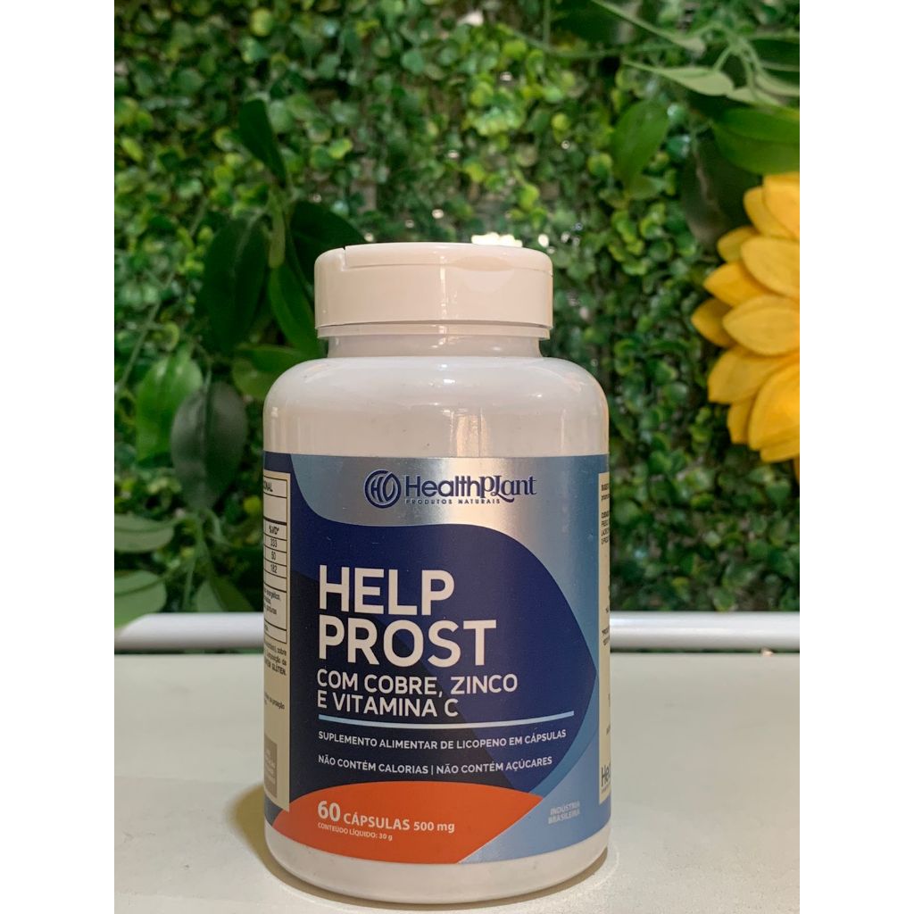 HELP PROST 60 CAPS 500MG HEALTHPLANT SAUDE DA PROSTATA | Shopee Brasil