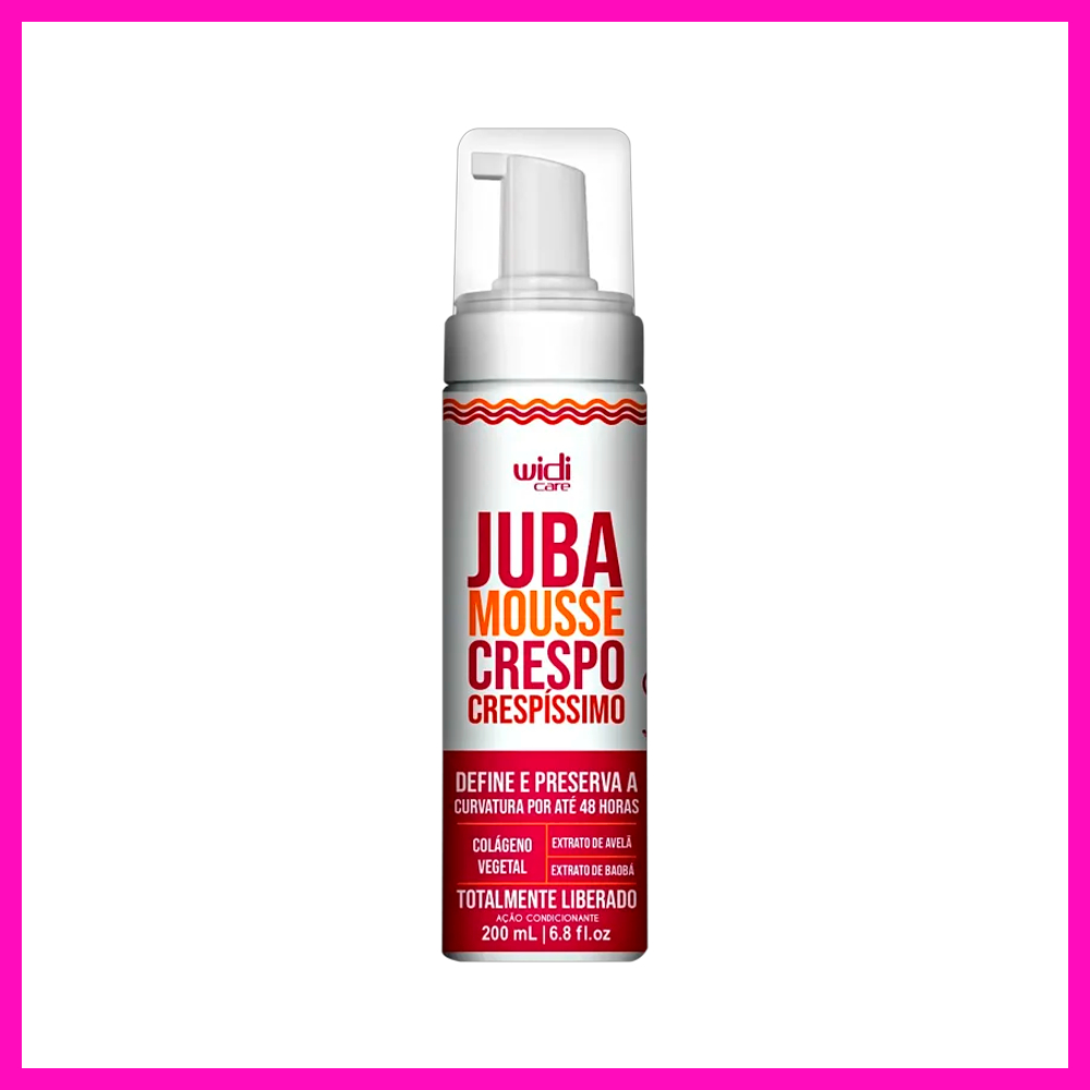 Widi Care Juba Mousse Crespos Crespíssimo 200ml (Define e Preserva a