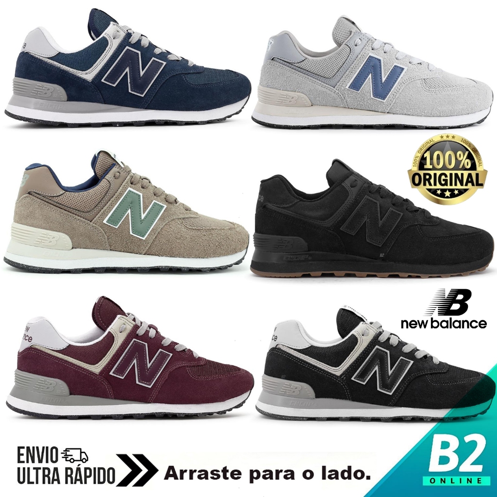 Tenis New Balance 574 V2 Masculino 100 Original Com Nota Fiscal e Garantia Shopee Brasil