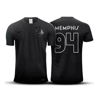 Manto do Timão Memphis 94 All Black 24/25