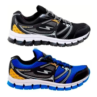 Kit 02 Tênis masculino feminino caminhada academia star bem na moda clássico wave envio imediato new life