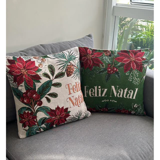 Kit de Capas de almofada Natalina, decoração de Natal