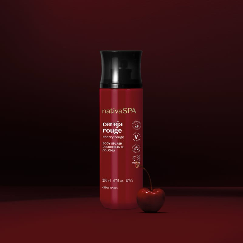 Kit Nativa Spa Cereja Rouge: Loção Corporal 400ml + Body Splash