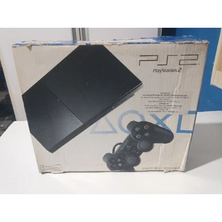 Caixa Playstation PS2 Slim original com berço ( Somente a caixa)
