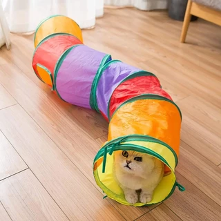 Brinquedo Para Pets Túnel Labirinto Para Gatos Colorido alta qualidade