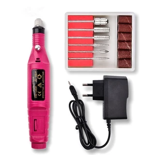 Lima de unhas elétrica fina profissional para lixar unhas, acionada por motor de dois volts-YGJ-1067