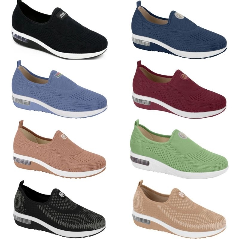 Tênis Esporão Amortecedor Ortopédico Conforto Modare Sem Cadarço 7320217