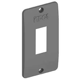 Kit C/20 Tampa Com 1 Interruptor Condulete 3/4 Cinza Inpol em Oferta na Shopee