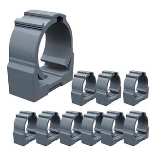 Kit C/20 Abracadeira Click 1" Cinza INPOL em Oferta na Shopee