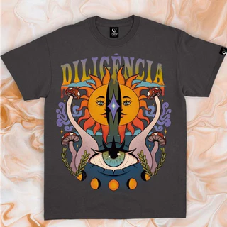 Blusa Camiseta Feminina Unissex Diligência - Preta