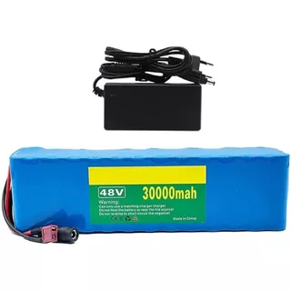 Bateria para bicicleta elétrica lítio 48v 30ah + Carregador para Motor De Scooter De 350w/500w/750