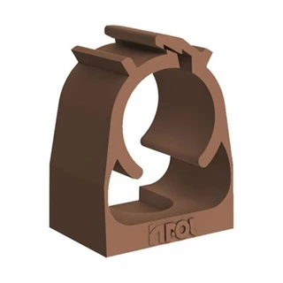 Kit c/50 Abraçadeira Click 3/4'' de PVC Marrom INPOL em Oferta na Shopee