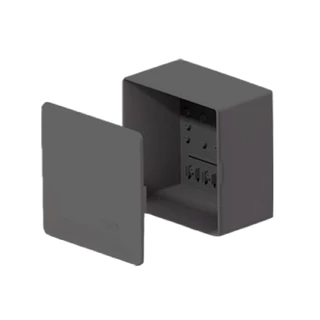 Kit c/10 Caixa de passagem condulete 12X12 Cinza INPOL em Oferta na Shopee